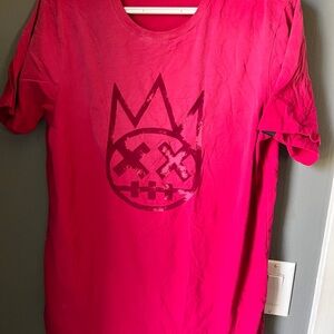 Men’s Cult of Individuality Pink Graphic T-Shirt